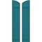 Ekena Millwork Americraft 3-Board (2 Batten) Wood Joined Board-n-Batten Shutters w/Ellipt Top, ARW101BE311X77ANH, PR ARW101BE311X77ANH - alternate 1
